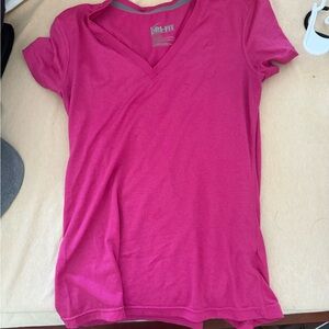Nike Women's Bright Pink Dri-FIT Tee